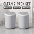 thumbnail image 5 of 2 Pack Smart Trash Can, Motion Sensor Touchless Automatic Garbage Can, Waterproof ABS Plastic, Slim Wastebasket for Bathroom Kitchen Office, 5 of 8