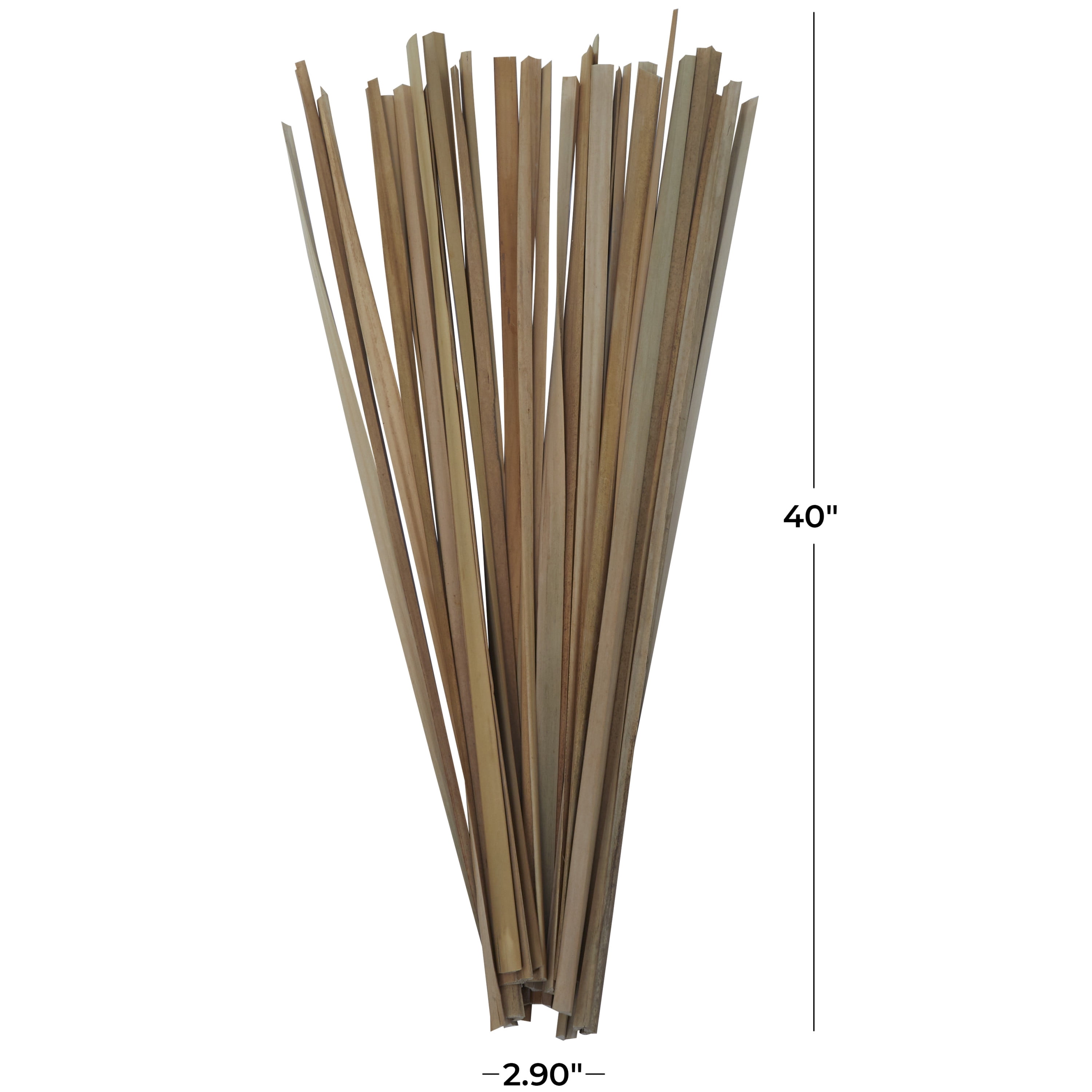40" Dried Plant Natural Foliage Bouquet with Slender Stems, by DecMode