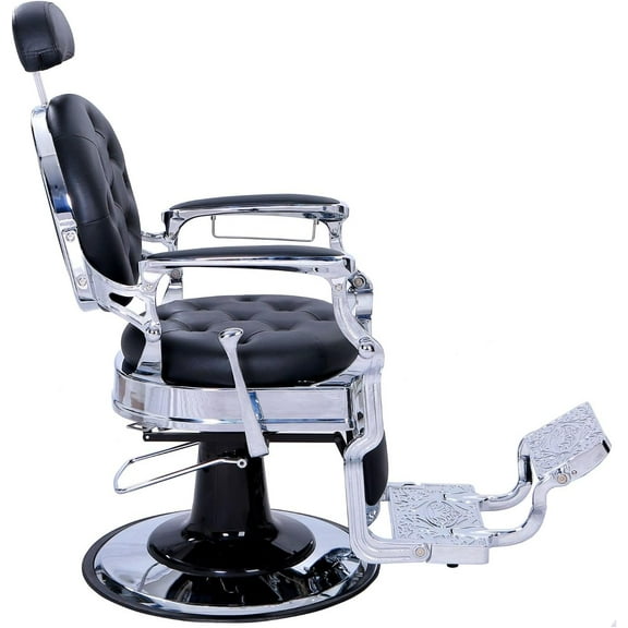 Ktaxon Retro Barber Chair, Heavy Duty Vintage Salon Chair Hydraulic Recline Beauty Spa Styling Equipment