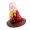 Red, variant on Solar Buddhist Monk Dashboard Ornament Ceramic Crafted Car Accessory Dashboard Ornament for Home Wealth Health