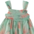 thumbnail image 3 of Bonnie Jean Girls 7-16 Sleeveless Floral Mesh Dress, 3 of 4