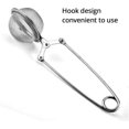 thumbnail image 3 of TraderPlus 2 Pack Stainless Steel Loose Leaf Tea Infuser Mesh Strainer Ball with Handle, Quick Snap, 3 of 6