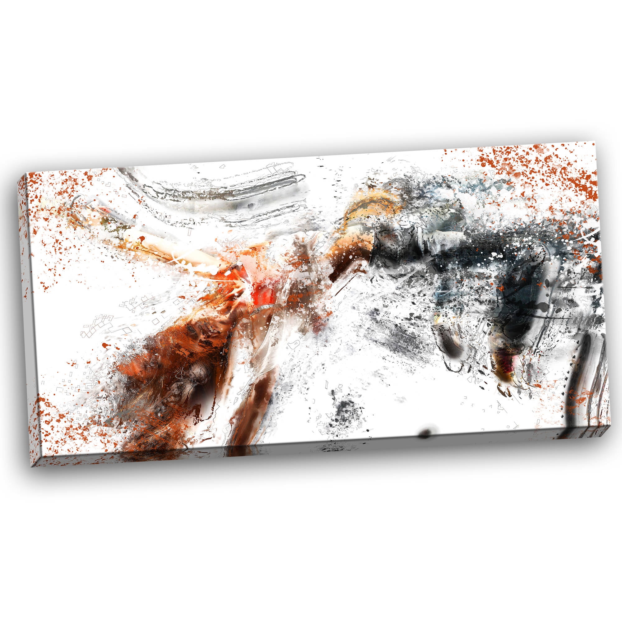 Design Art High Jump Athlete, 32" x 16"