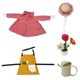 thumbnail image 2 of Gardener Theme Porch Gooses Decoration Costumes Set Outdoor Garden Gooses Dress Up Outfit For Porch Decoration, 2 of 6
