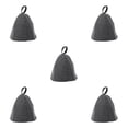 thumbnail image 1 of Advancent Mujer Gorro de baño Fieltro Absorbente de agua Colgando Salón Spa Viaje Baño Baño Sauna Sombrero Cabeza para damas femeninas Gris Type2 NO2, 1 of 6