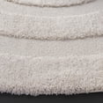 thumbnail image 3 of SAFAVIEH Florida Mason Bordered Shag Area Rug, Creme, 10' x 10' Round, 3 of 10