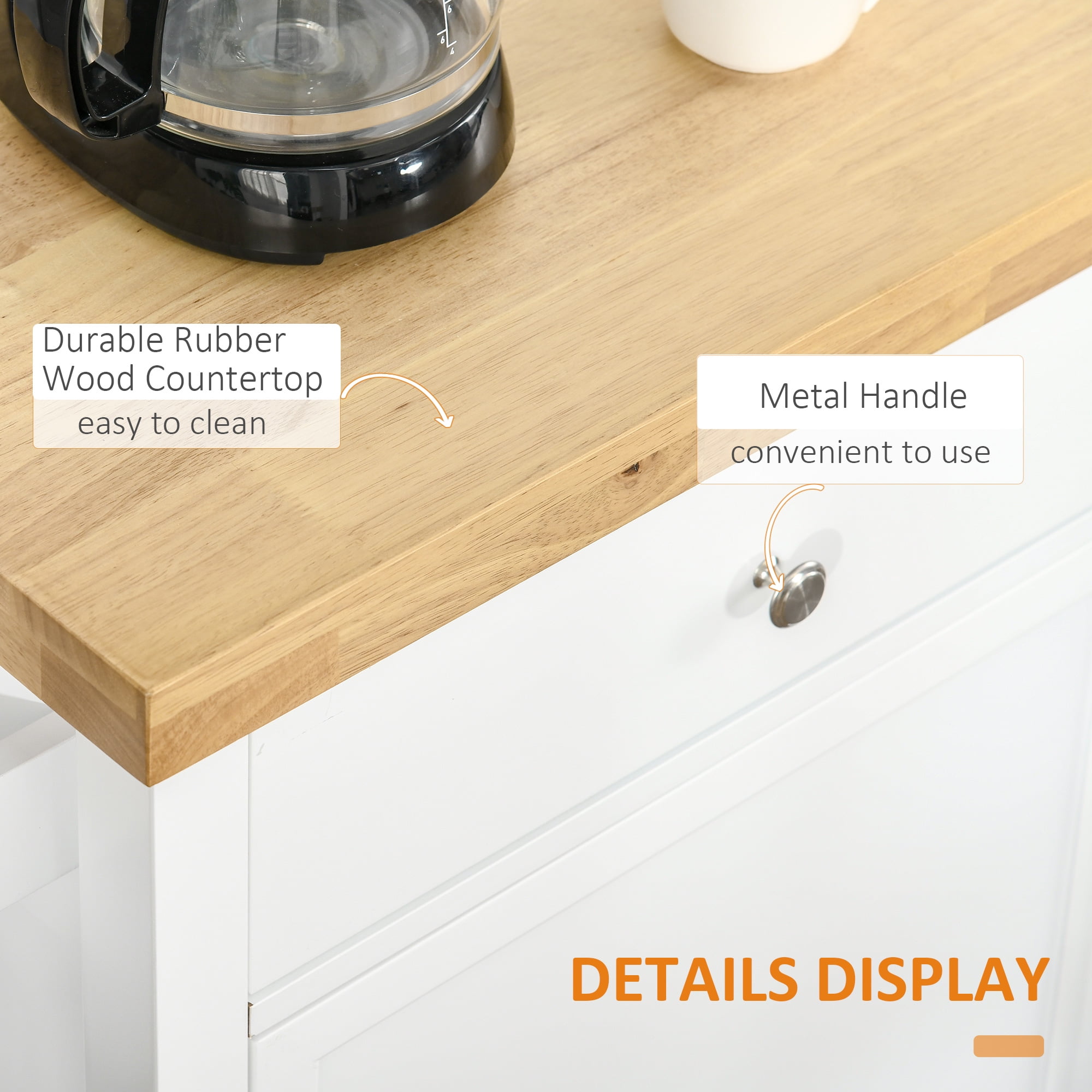 Free Shipping! HOMCOM Utility Kitchen Cart, Rolling Kitchen Free Shipping! HOMCOM Utility Kitchen Cart, Rolling Kitchen