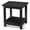 Black, variant on Naipo Outdoor Side Table for Patio, Double Deck Adirondack End Table, Weather Resistant HDPS Rectangular Patio Table for Deck Garden Poolside, All-Weather Outdoor Furniture, Easy Assembly - Teak