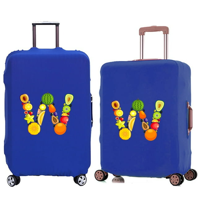 Suitcase Protective Cover Trolley Travel Suitcase Elastic Dustroof Cover Apply To 18-28 Inch Luggage Fruit Series Pattern 8fruit W M