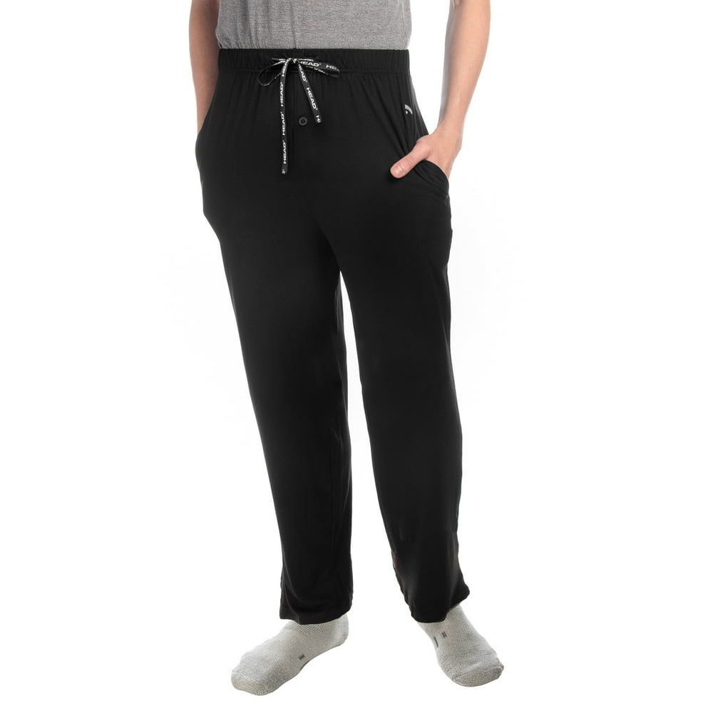 HEAD HEAD Mens Lounge Pants with Pockets, Soft Mens Pajama Pants with