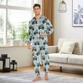 thumbnail image 3 of joogoo Leopard Truck Cars Unisex Adults Onesies Pajamas Jumpsuits S, 3 of 7
