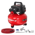 thumbnail image 1 of Compresor de aire ECOMAX portátil para panqueques, 6 galones y 150 PSI, 1 of 8