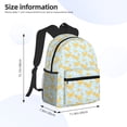 thumbnail image 4 of Daiia Roosters School Backpack for Men Women, Unisex Large Waterproof Bookbag Schoolbag Casual Daypack for High School/College/Teens/Travel/Work Black, 4 of 8
