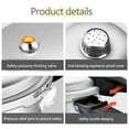 thumbnail image 4 of FUKDOBOU 7.4 QT Aluminum Pressure Cooker Nonstick, Explosion-Proof Fast Cooking Cookware, Large-Capacity High Pressure Pot for Electric Stovetop, 4 of 11
