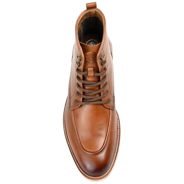 Thomas & Vine Z64108* Mens Brown Leather Malcom Cap Toe Ankle Boot‎ Size 8 M Thomas & Vine Corbin Men main image 3