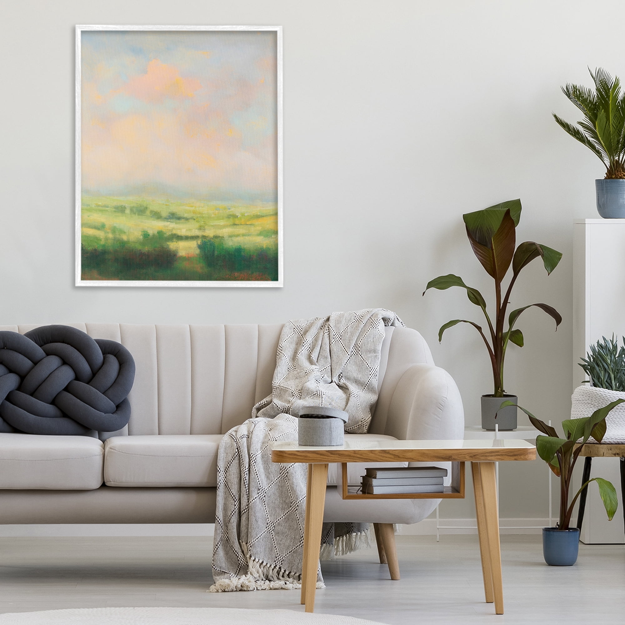 Stupell Industries Springtime Farnese Landscape White Framed Giclee Art, design by William McCarthy