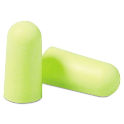 EARsoft Yellow Neon Soft Foam Earplugs MMM3121250