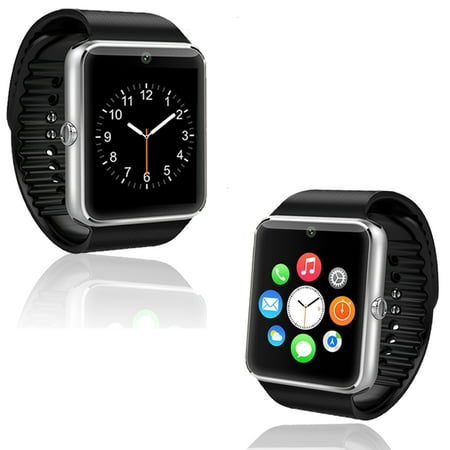 phone w/camera bluetooth monitor sync and activity pedometer smartwatch