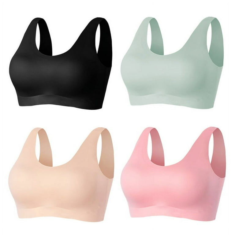 Comfortable Leisure Bras, Seamless Wire Free Everyday Bras, Soft And Thin  Bras For Women