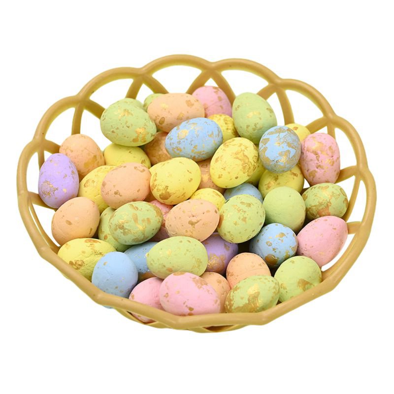 Foam Easter Eggs for Crafts and Easter Party Decorations, Pastel