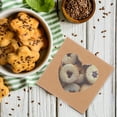 thumbnail image 2 of Cajas de panadería de 14 piezas Cajas de galletas pequeñas Caja de hornear kraft con cajas de pastel de ventana, 2 of 5