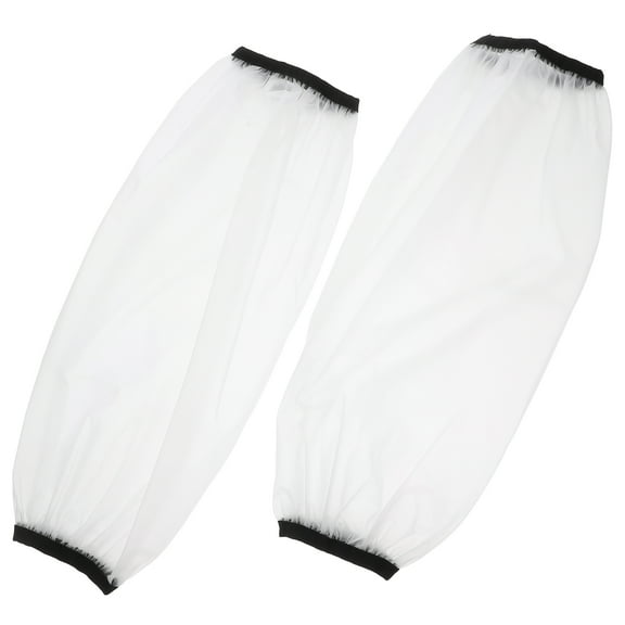 2 Pcs Waterproof Sleeve Work 25.00X11.00X11.00CM White