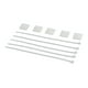 thumbnail image 2 of Bridas para cables, 200 piezas Bridas para cables de nailon Bridas para cables Bridas para cables con cremallera Funcionalidad versátil, 2 of 12
