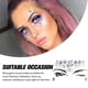 thumbnail image 4 of Vogacara Ojo cara gemas Bling pegatinas de diamantes de imitación geométrico frente cristal joyería DIY mujeres disfraz Festival maquillaje Tratamientos faciales Blanco, 4 of 6