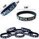 thumbnail image 1 of 48PCS Pulseras de goma para fiestas policiales - Police Baby Shower / Birthday Party Favors Supplies Gifts - Halloween Goodie Bag Stuffers Fillers Pulseras de silicona para niños adultos, 1 of 2