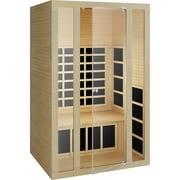 JNH Lifestyles Ensi+ 2 Person Ultra-Low EMF Far Infrared Sauna, Personal Indoor Luxury Spa for House and Gym