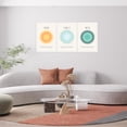 thumbnail image 3 of HAHDAXIA Sun Salt and Sea Aura Posters Coastal Canvas Wall Art Minimalist Beach Prints Trendy Ocean Beachy Colorful Abstract Aura Mind Body Soul Aesthetic Decor Bedroom Yoga 3 Set 12x16in Unf, 3 of 7