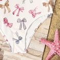 thumbnail image 6 of YunPes Girls Swimsuit One Piece Cute Cherry Bow Print Beach Vacation Bathing Suit for Teens Y2K Quick Dry Summer Swimwear Clothes, 6 of 7
