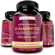 Zanapure-D-Mannose Cranberry Capsules - with Hibiscus, Dandelion and Vitamin C