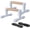 White, variant on 1 Pair Wooden Parallettes Push Up Bars for Men, Strength  Pushup Stands Handles for  Calisthenics, Fitness, Floor Workouts Solid  with White Metal Bracket - Support 500 lbs