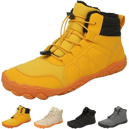Hike Footwear Barefoot Shoes Womens  Winter Thickened Non-Slip Universal Waterproof Barefoot Boots Snow Boots