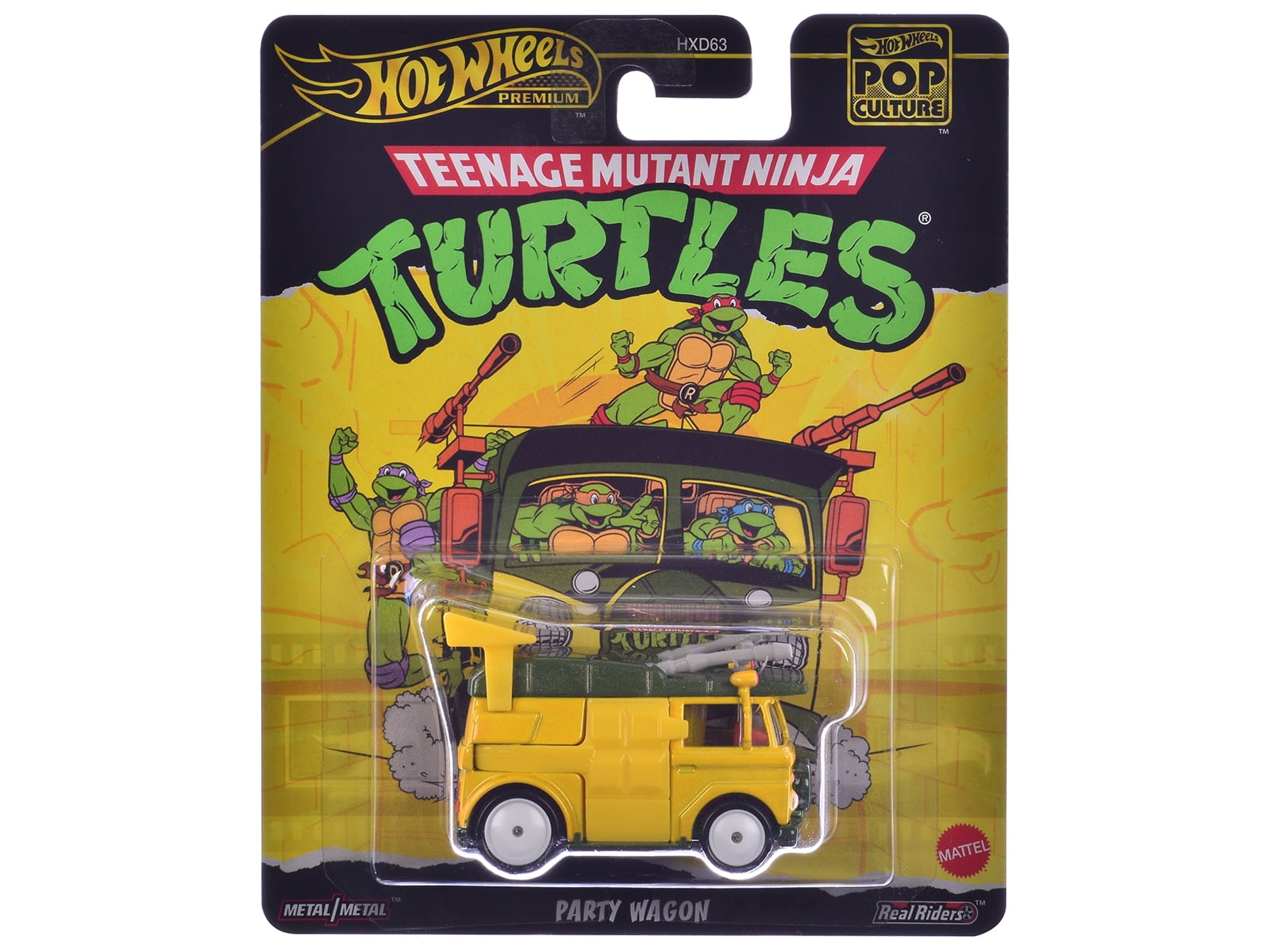 "Pop Culture 2025" 5 piece Set K "Premium Series" Diecast Model Cars by Hot Wheels