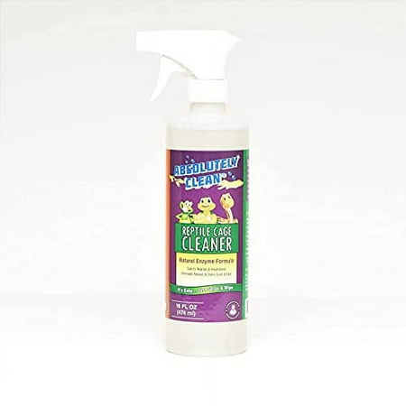 UPC: 0783586854198 | Absolutely Clean Amazing Reptile & Amphibian Terrarium Cleaner and Deodorizer – Just Spray/Wipe – Safely & Easily Removes Reptile & Amphibian Messes – USA Made