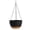 A, variant on Anvora 2 Pack Large Self Watering Hanging Planters for Indoor Outdoor Plants,7.8" Hanging Plant Pots with Removable 50 Oz Reservoir, Plastic Hanging Basket for Window Porch Garden, White with Brown