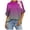 Pink, variant on Conairie Women Short Sleeve Shirts Casual Stripe Loose Crew Neck Tunic Tops Fashion Elegant Lightweight Work Tee Pullover Outfits Blue L