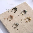thumbnail image 2 of Colorful Bling Magnetic Septum Nose Ring Horseshoe Fake Nose Ring Set Non-Piercing Stainless Steel Hoop for Women Men Reusable Faux Body Piercing Jewelry，Rose Gold 2, 2 of 4