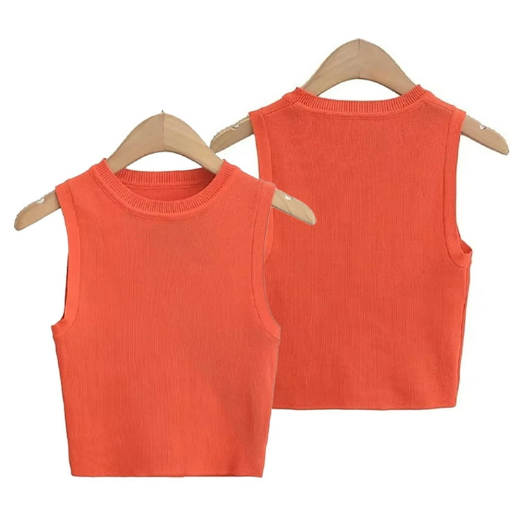 Women's Waffle Knit Sweater Vest - Sleeveless Button-Down Tank Top For Summer & Layering