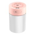 thumbnail image 1 of Humidificador USB de 220 ml, gran capacidad, diseño silencioso, minihumidificador portátil de escritorio con luz nocturna, color rosa, 1 of 1