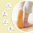 thumbnail image 2 of 10 Pairs Non Slip Grippy Socks for Women Pilates & Men Soccer Yoga Socks with Ankle Grips, Medium-Large, 2 of 7