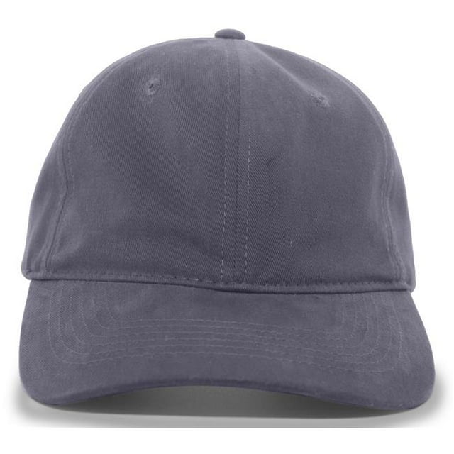 Pacific Headwear 201C.059.OS Casquette Ajustable en Sergé de Coton Brossé avec Sangle, Graphite - Taille Unique