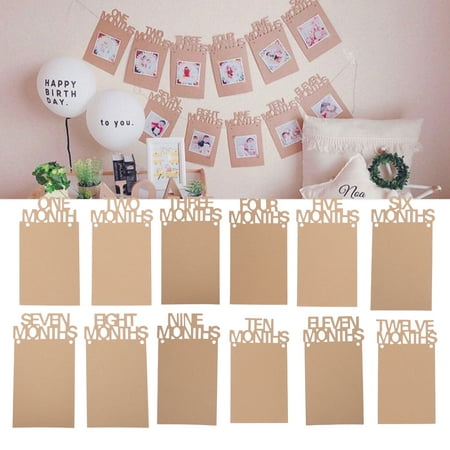 Bannieres Photo Bebe Rdeghly Pour Nouveau Ne 12 Mois Photo Prop Guirlande Decoration De Fete D Anniversaire Decor A Suspendre Guirlande Photo Walmart Canada