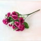 thumbnail image 4 of Rosa Artificial De Múltiples Cabezas Flores artificiales de plástico rojo,15 mini rosas con tallos para centros de mesa y decoración del hogar (1 pieza) Rkxzt, 4 of 9