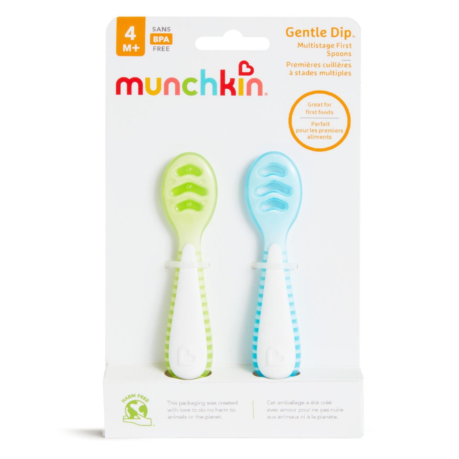 Premières cuillères à stades multiples Gentle Dip™ Cuillères de sevrage dirigées par bébé