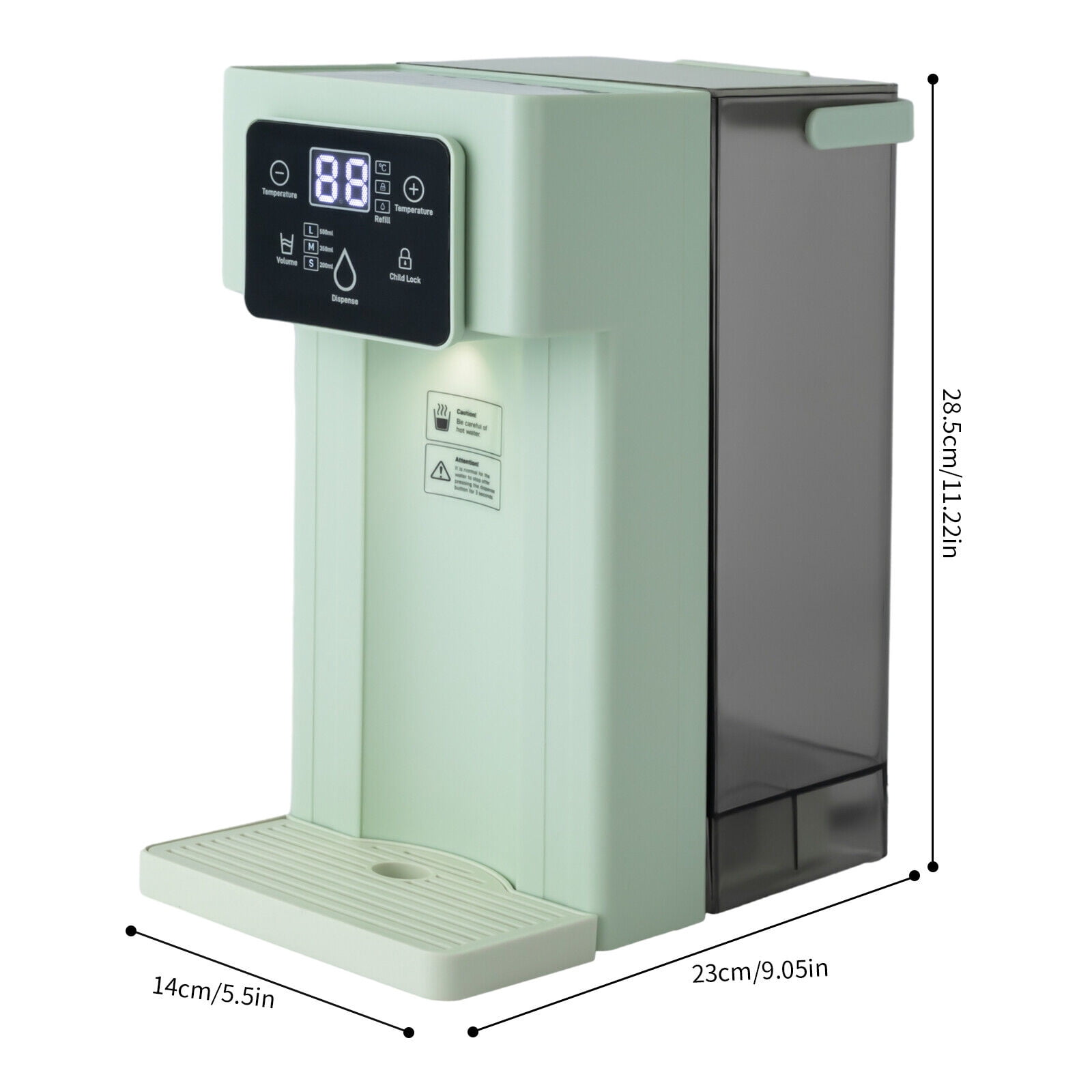 TFCFL 3L Desktop Water Drinking Machine Electric Instant Hot Water Dispenser 1500W