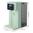 thumbnail image 3 of 3L Desktop Instant Hot Water Dispenser, 1500W Large Water Tank, Countertop Water Kettles, Quick Heating & Outputting, Smart Touch Screen, Child Lock, Green, 3 of 17