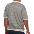 thumbnail image 4 of Classics by Palmland Jacquard Short Sleeve Banded Bottom Shirt, 4 of 4